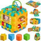 Baby Activity Cube – 6-in-1 Multi-Assembly Activity Square for Babies BPA-Free