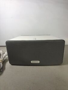SONOS PLAY:3 Wireless White Speaker W/Power Cable