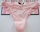 VICTORIA'S SECRET Cotton High Leg Thong Panty XS S M L XL 2XL Purest Pink VS