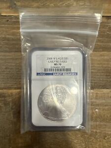 2008-W $1 Burnished American Silver Eagle - NGC MS70 Early Release