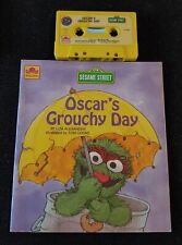 Golden Sesame Street Oscar's Grouchy Day Cassette And Book 1992