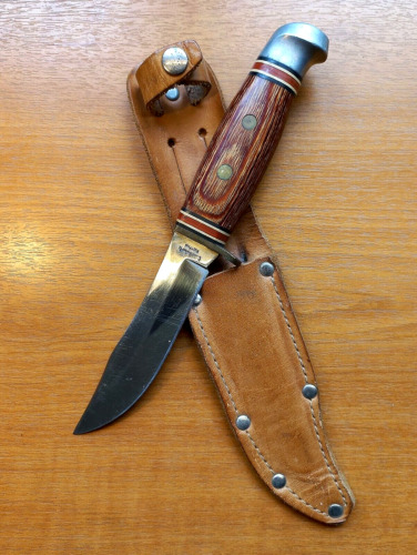 Vintage SOLINGEN C.Jul.Herbertz Fixed Blade Hunting Knife & Leather Sheath