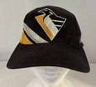 Pittsburgh Penguins VTG Hat Apex 1 SnapBack Black Large Logo Side Stripe
