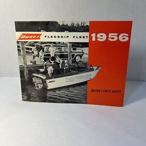 Vintage 1956 Owens Boats Yachts Sailboats Boating Fold Out Sales Brochure