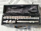 F.A Reynolds Argenta Flute vintage 1976 model # 312246. Silver. Open hole flute.