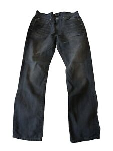 Lucky Brand Jeans Men 32x32 Black 121 Heritage Stretch Denim Pants Dark Wash