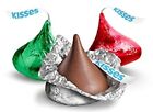 Hershey's Kisses BULK Milk Chocolate Candy - Red - Green - Silver  2-10 pounds