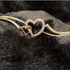 Kay Jewelers 10k Rose Gold & Sterling Cuff Diamond Bracelet