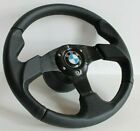 Steering Wheel fits For BMW Sport Racing Leather 320mm E28 E30 E32 E34 1985-1992