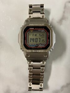 Casio G-Shock Watch - GW-M5610 - Modded With Titanium Case/Bracelet + Extras