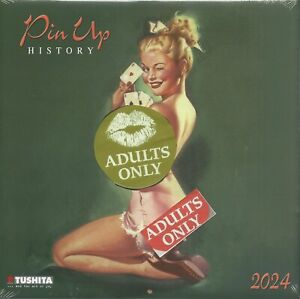 Pin Up History 2024 16 Month Wall Calendar Made in Germany Sealed in Shrinkwrap
