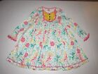 WILDFLOWERS GIRL'S MULTICOLOR FLORAL LONG SLEEVE DRESS SIZE 6