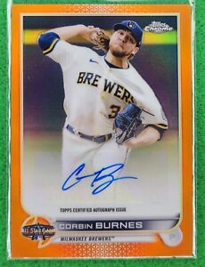 CORBIN BURNES - Milwaukee Brewers : Rookie RC - ***You Pick and Choose***