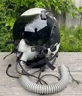 US Navy USMC HGU-68/P TAC Air Flight Helmet Gentex LARGE & MBU-12/P Oxygen Mask