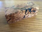 STABILIZED Epoxy Filled Maple Burl Knife Block Handle Scale 4.8x 1.5”x1.75” Mb55