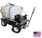 SPRAYER Commercial - Trailer Mounted - 200 Gallon Tank - 5 Hp - 5 GPM - 275 PSI