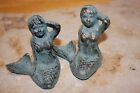 Mermaid Figurines Gift For Her Bronze Look Cast Iron N-55a
