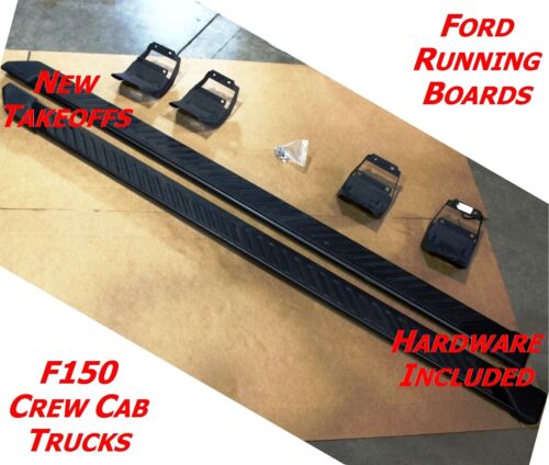 🔥OE Running Boards BLACK fits CREW CAB 15-23 F150 Ford Truck Factory Side Steps (For: Ford F-150)