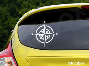 Compass Decal Sticker Car Auto Window Door Wall Laptop Decal Vinyl Stickers