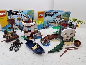 ❤️LEGO Pirates 70410 and 70411 Soldiers Outpost Complete Builds, No Mini Figures