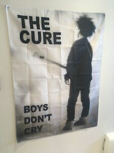 THE CURE Boys Don't Cry Poster Flag Banner Fabric Wall Tapestry