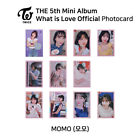 TWICE 5th mini album What is love Official Photocard MOMO