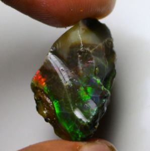 Red Opal Rough 38.10 Carat Natural Ethiopian Opal Raw Welo Opal Gemstone.