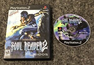 Soul Reaver 2 (Sony PlayStation 2, PS2, 2001) Game Disc & Case, No Manual *RARE*