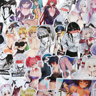 100Pc Hentai Waifu Otaku Laptop Decal High School Dxd Sexy Anime Girls Stickers#