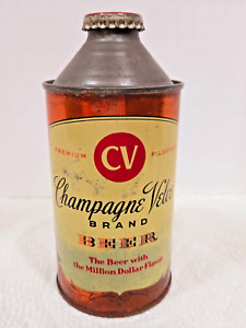 New ListingChampagne Velvet Beer Cone Top Can, NO IRTP,  Really Nice Can, w/ Cap