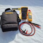 Fluke 117 and 323 Multimeter Electrician Kit Probes Storage Case Accessories