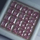 12 Pcs Natural Pink Sapphire CERTIFIED Emerald Shape Loose Gemstone 7x5 MM Lot