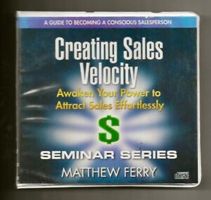 LAST CHANCE!  Creating Sales Velocity Audiobook CDs by Matthew Ferry