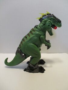 Green T-Rex Dinosaur, That Roll Walks, With Lights and Sounds - 14