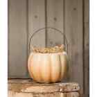New ListingBethany Lowe Halloween Medium Size White Pumpkin Bucket, TD2188 NWT