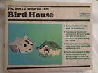 New Listing1980 Greenleaf The Swiss Inn Wooden Bird House Kit #6903 Great For Tole Painting