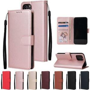 Leather Wallet Flip Card Holder Cover Case For iPhone12 11 13 14 PRO MAX XR  8 7