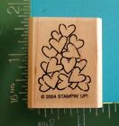New ListingStampin Up HEARTS Rubber Stamp