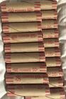1 ROLL OLD MIXED DATE UNSEARCHED AVERAGE CIRCULATED WHEAT PENNIES (50 COINS)