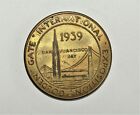 1939 GOLDEN Gate Expo Treasure Island Medal 31mm