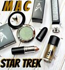 MAC Star Trek Frost Lipstick Lipglass Pigment Powder NIB, 100% AUTHENTIC, CHOOSE
