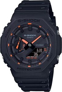Casio G-Shock GA2100-1A4 Carbon Core Guard Black Resin Band Men's Watch
