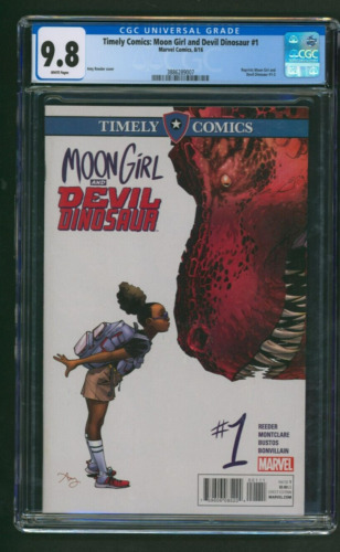 Timely Comics: Moon Girl and Devil Dinosaur #1 CGC 9.8 White Pages 2016