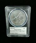 2021 W $1 Burnished Silver Eagle Type 2 PCGS SP70 PREMIER LABEL 1 Of 500 #0515