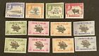 Pakistan Bahawalpur Stamps Lot of 12 (8 Postage 4 Official)