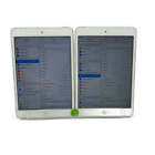 Lot of 2 Verizon Apple iPad mini 1st Gen 16GB 9.3.6 Silver MD543LL/A