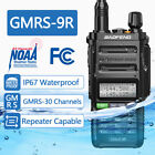 Baofeng GMRS-9R GMRS Waterproof Repeater Capable NOAA Two Way Radio Long Range