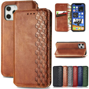 Flip Card Pocket Leather Wallet Case Cover for iPhone 13 14 15 Pro Max 11 12 7 8