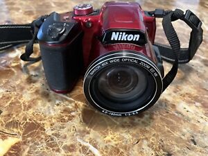 Nikon Coolpix B500 16.0 MP Digital SLR Camera - Red (EASY FIX) READ INFO