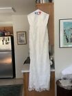 Sleeveless, Lace, Ivory Wedding dress size 10